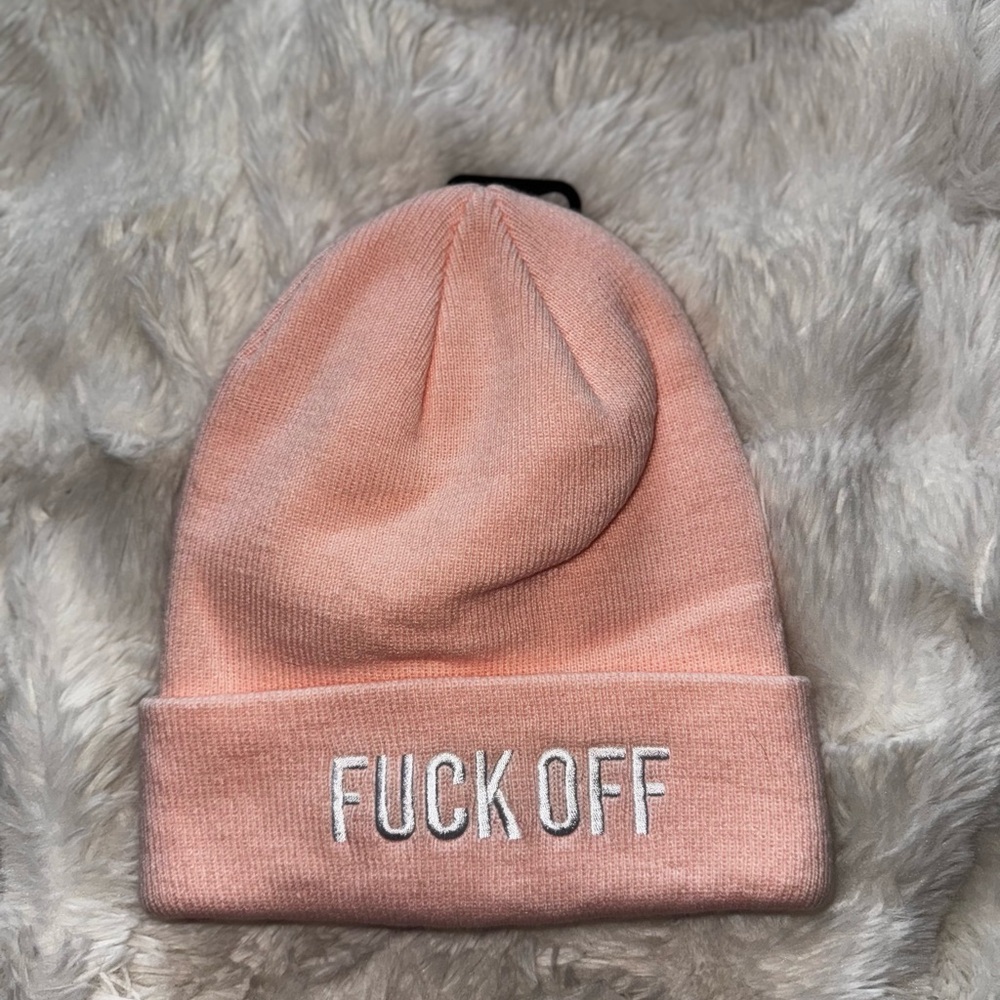 Spencer's Pink Beanie Hat